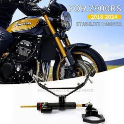 Motorcycle Steering Damper Bracket Stabilizer Mounting Kit Aluminum For Kawasaki Z900RS z900rs Z 900 RS 2018-2024