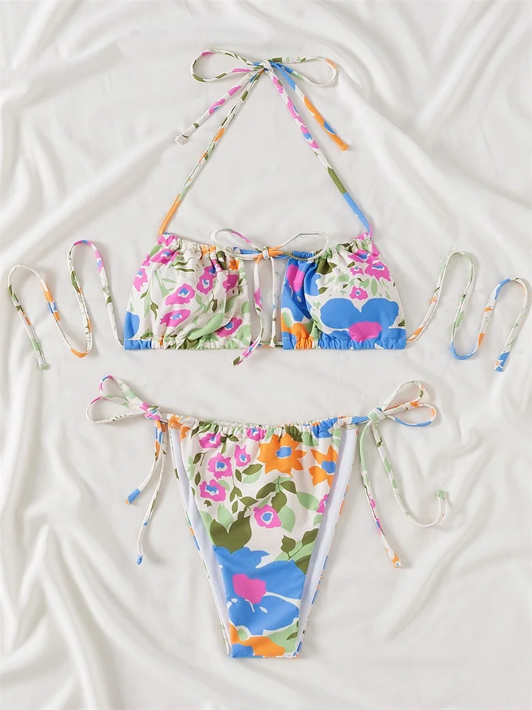 Miyouj 2024, zestaw bikini, nowe stroje kąpielowe, damski strój kąpielowy, bikini z wycięciem, bandażowe kostiumy kąpielowe, letnie kostiumy
