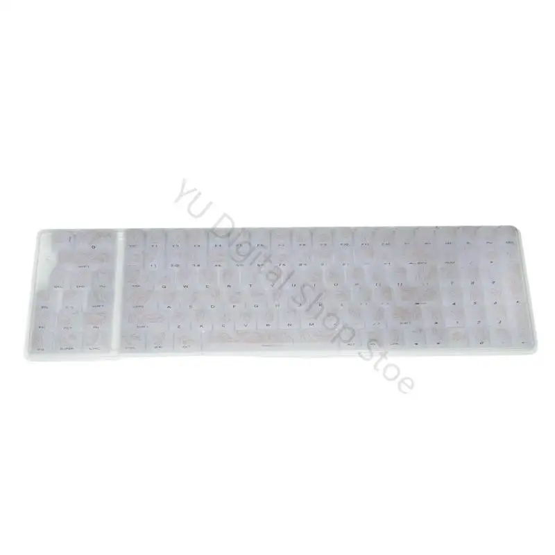 96BA Shine-Through Mechanical Keyboard Keycap Set with Side Printing, Polycarbonate Construction and Raised Pattern