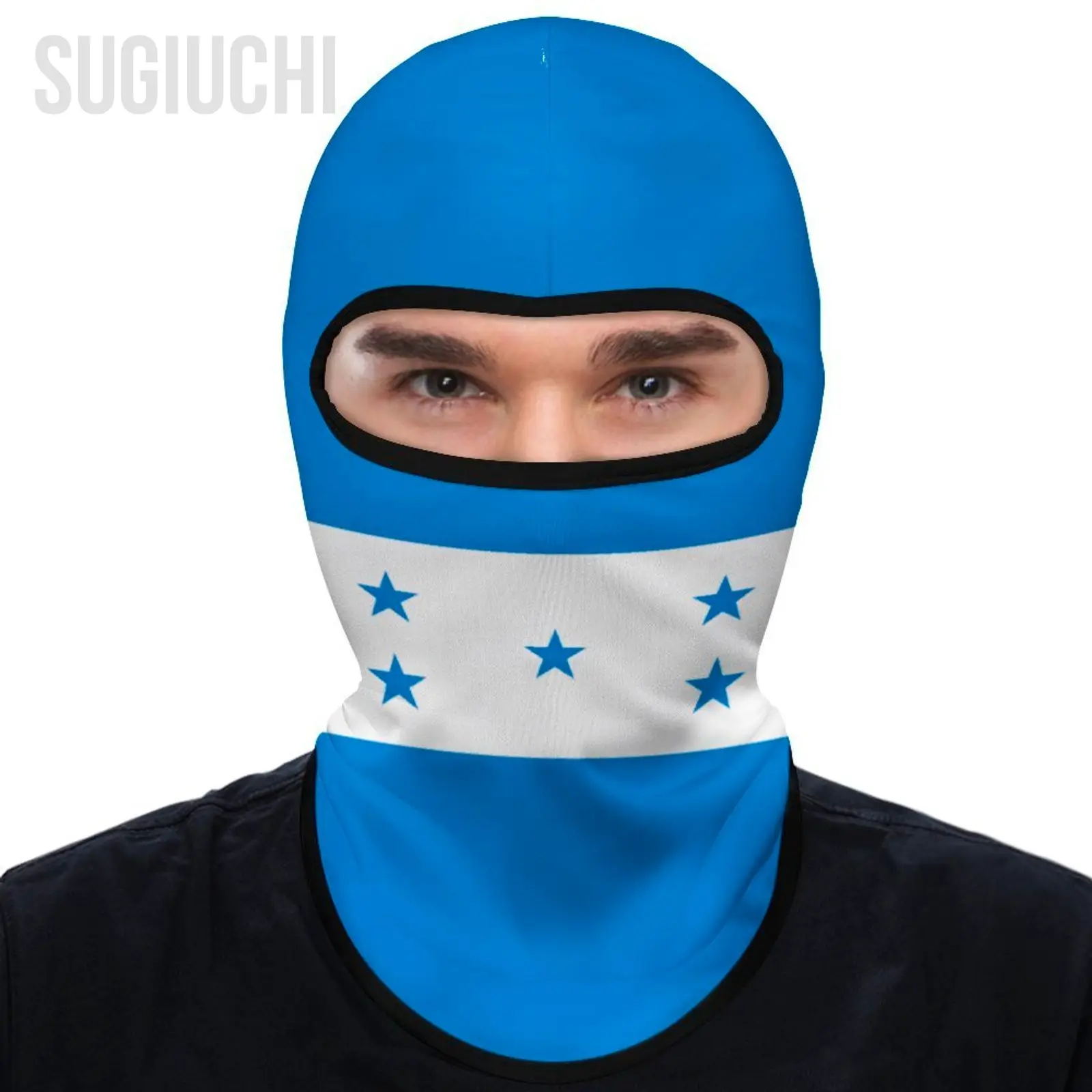 Honduras Flag Outdoor Cool Sunscreen Motorcycle Face Mask Moto Biker Wind Cap Mask Stopper Windproof Bicycle Cycling Headgear