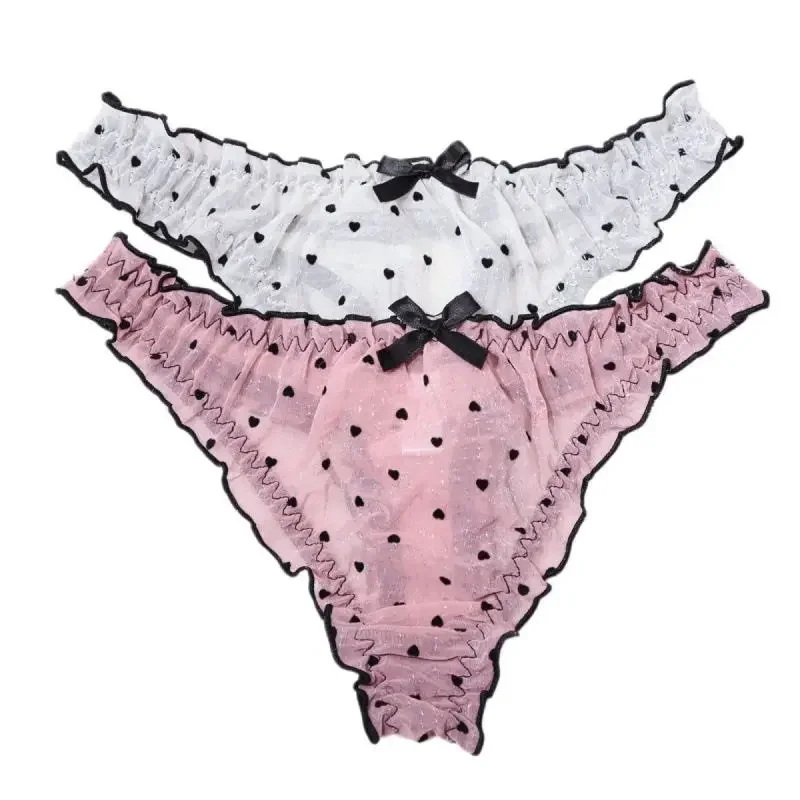 Women  Sexy T-briefs Pink Bowtie Harajuku GF Dolls Gifts Live Show Private Party Costumes