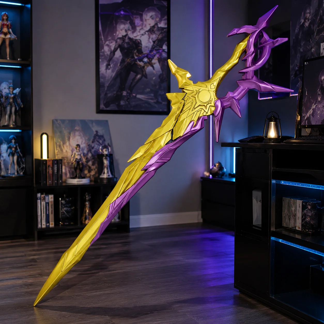 95cm-honkai-star-rail-dawnmaker-weapons-model-pu-foam-sword-spear-cosplay-prop-anime-game-replica-halloween-gift-decor-display