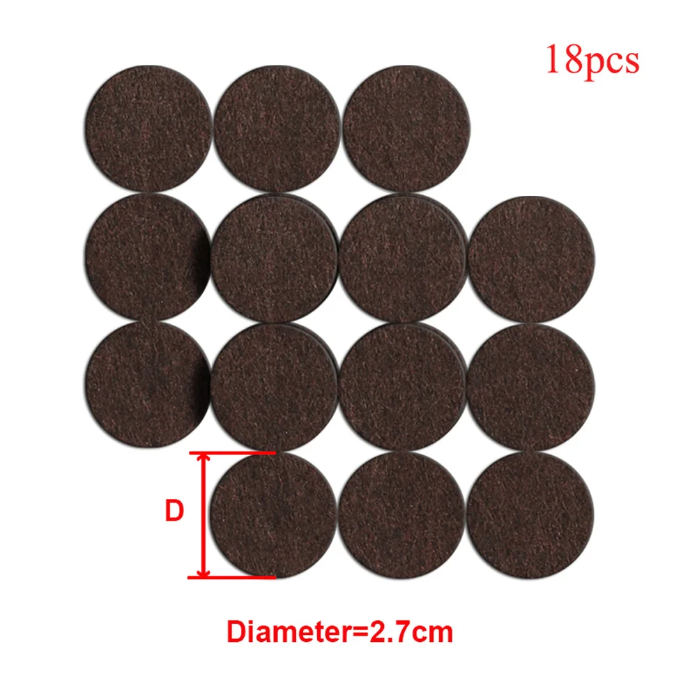 

Wear-resisting Felt Back Bumper Table Sticker Chair Fitting Furniture Leg Pad Anti-slip Mat Floor Protector