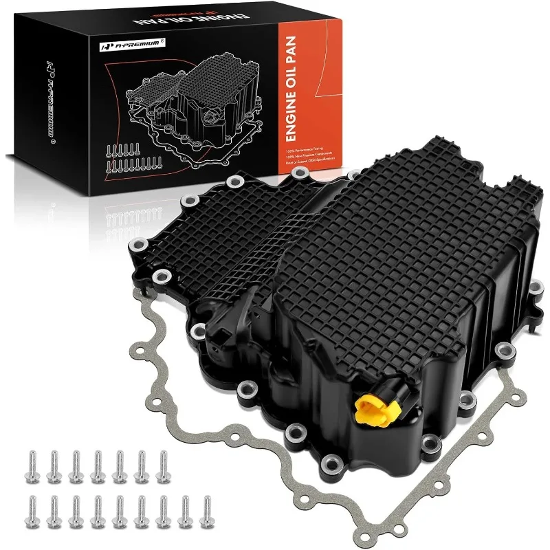 

A-Premium Engine Oil Pan w/Gasket & Bolt Kit Compatible with F150 2017-2019 3.5L, F150 2018 3.3L, Expedition 2018-2019 3.5L &