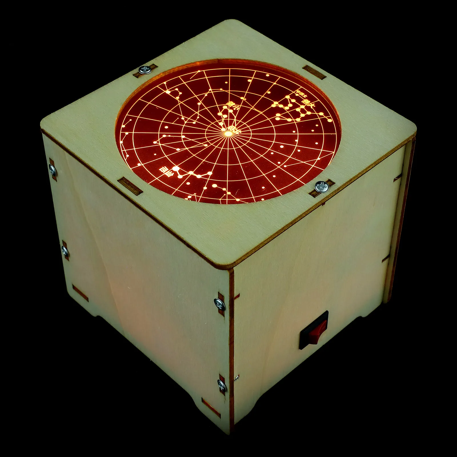 

Набор для самостоятельной сборки: деревянный проектор звездного неба, ночник для спальни, атмосферный светильник ручной работы