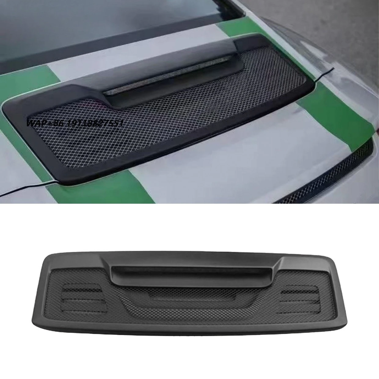 High Quality Black Ducktail Trunk Spoiler for  911 991.1 R Style New Condition Rear Grille Cover Car Bodykit