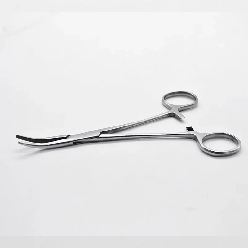 2PCS Stainless steel hemostatic forceps decoupling pipe elbow mother and sheep special fishing hook hook pet hair pulling