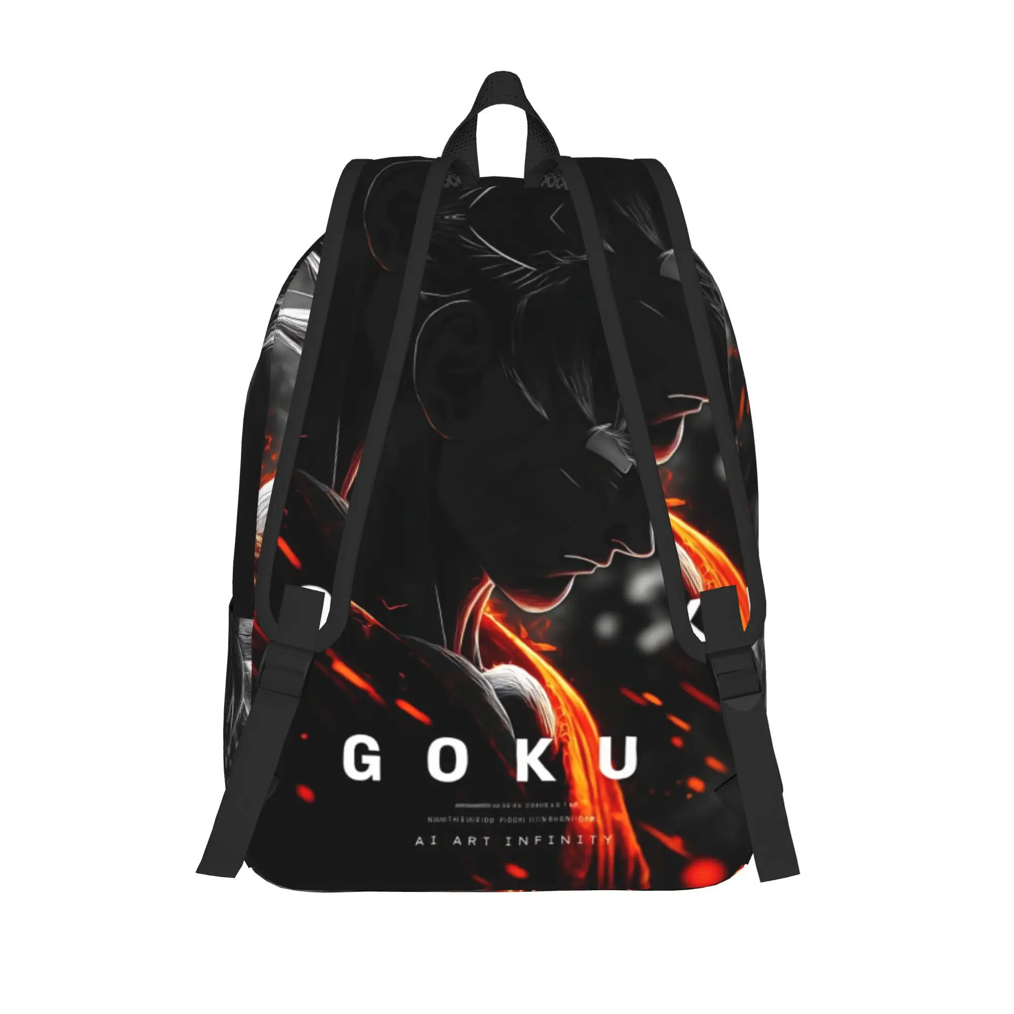 Fashion Naruto Anime Theme Backpack  Mochilas Adjustable Strap Campus Zipper Closure Rucksack