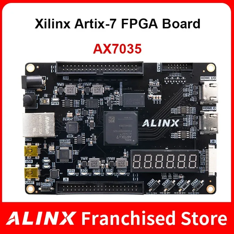 

ALINX AX7035: XILINX Artix-7 XC7A35T FPGA Board A7 SoMs Evaluation Kits