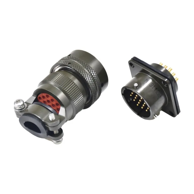 MS3116F14‑12S Bayonet Circular Aviation Connector,12‑Pin Industrial Waterproof Connector