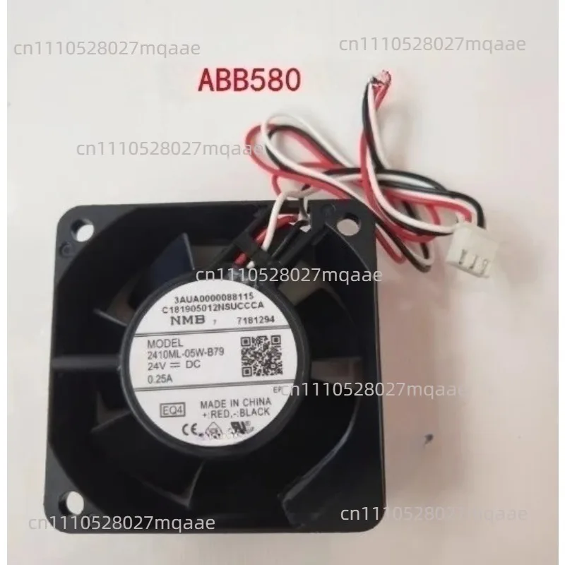 Suitable for inverter cooling fan 2410ML-05W-B79 24V 0.25A three-wire alarm ABB580