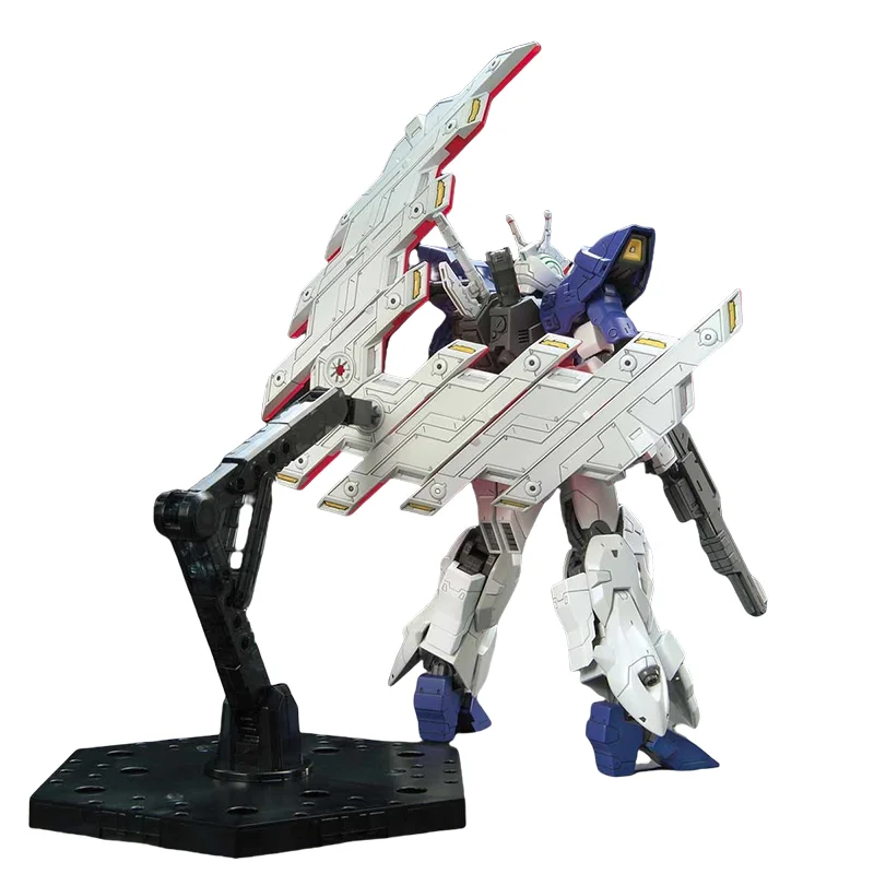 Spot Directe Levering Bandai Originele GUNDAM Anime Model HGUC 1/144 AMS-123X-X MOON GUNDAM Action Figure Speelgoed voor Kinderen Gift