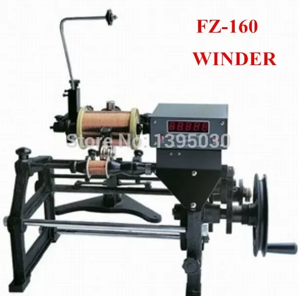 Digital Display Hand Winding Machine Manual Automatic Hand Electronic Coils Winding Machine Wire Diameter 0.06-0.50mm FZ-160