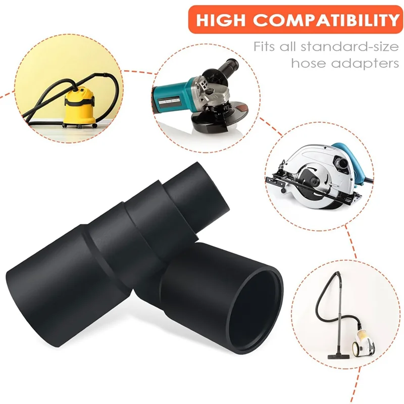 

Stable-6 Piece Vacuum Cleaner Adapters 4 Layers Black Plastic Hose Reducer Hose Adapter Vacuum Cleaner 25 Mm To 42 Mm