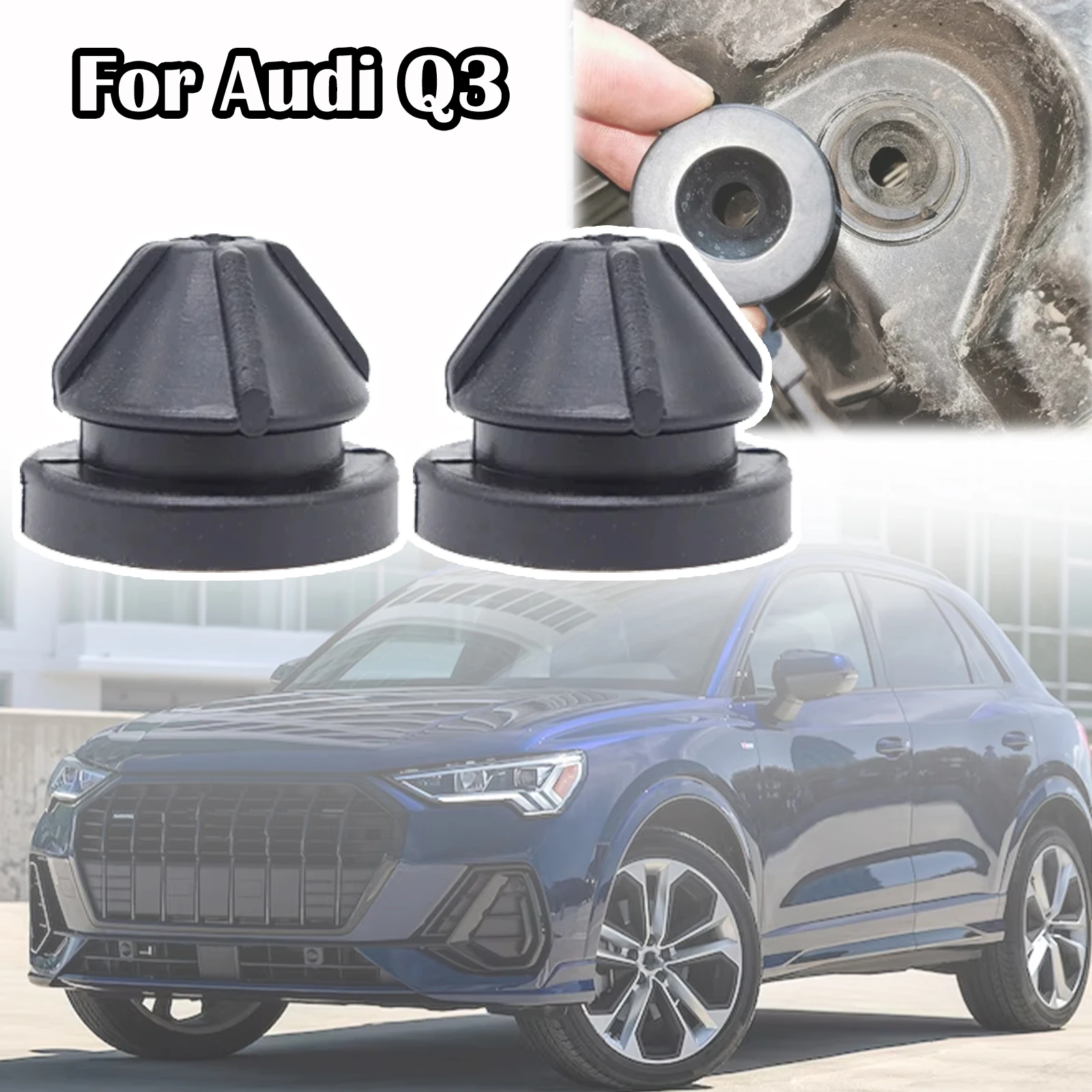 

For Audi Q3 8U Car Engine Bonnet Air Intake Filter Grommet Cushion Buffer Accessories 07C133588G 2012 2013 2014 2015 2016 2017