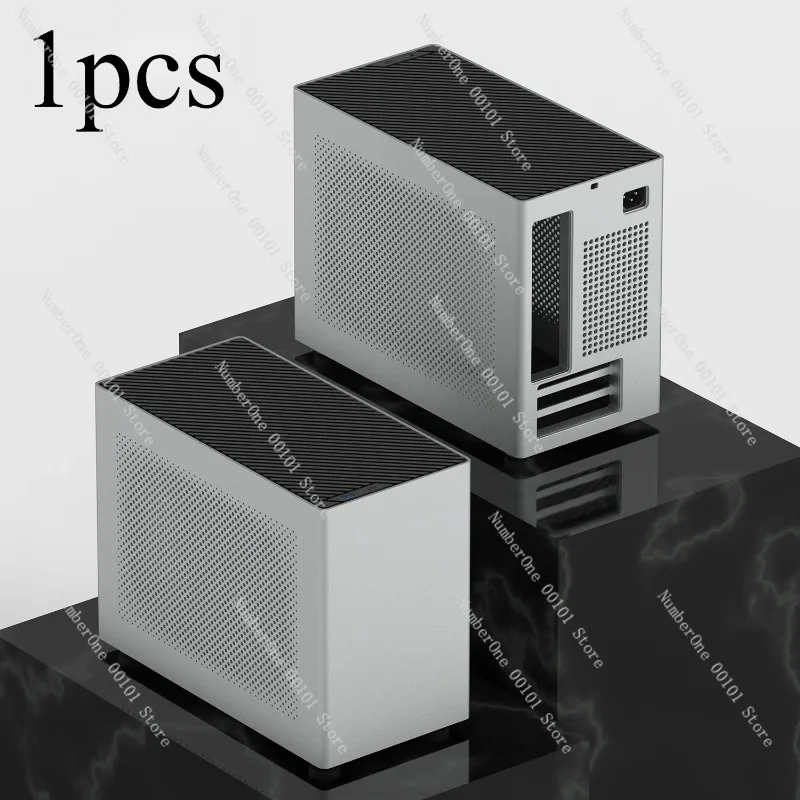 

Z13 Встроенный корпус из алюминиевого сплава ITX, компактный корпус для мини-компьютера с водяным охлаждением