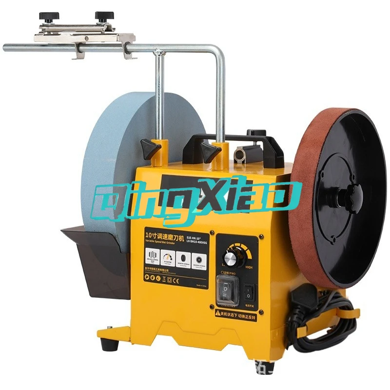 8-inch/10-inch Small Household Electric Water-cooled Adjustable Speed Grinding Machine Tabletop Grinder Sander