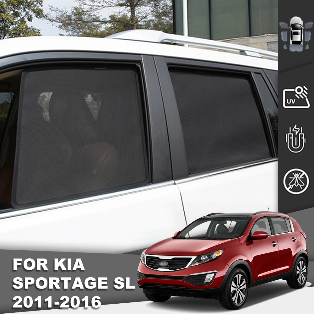 

For Kia Sportage SL 2011-2016 Magnetic Car Sunshade Shield Front Windshield Frame Curtain Rear Side Baby Window Sun Shade Visor