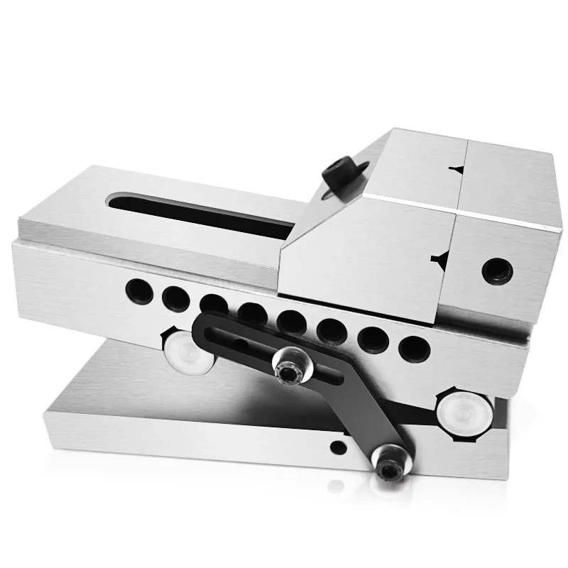 Fast Action Sine Tool Inclined Flat Nose Vise Grinder Screwdriver Angle Vise 2-3 inch Machine Tool Vise 20CrMnTi