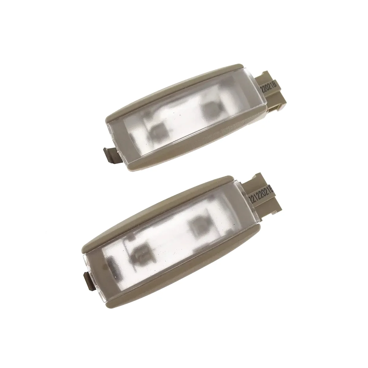 2Pcs Dome Lamp Reading Light for VW Passat B6 B7 CC Golf 5 MK6 MK7 Tiguan Polo Interior MakeUp Lights 1KD947109A Beige