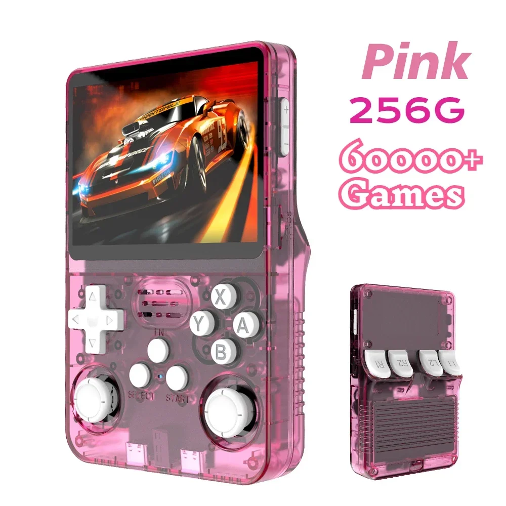 BOYHOM 256G Open Source R36S Retro Game Console - 3,5 inch IPS Draagbare Linux ARKOS Handheld |   Beste gaming cadeau (64GB/128GB opties)