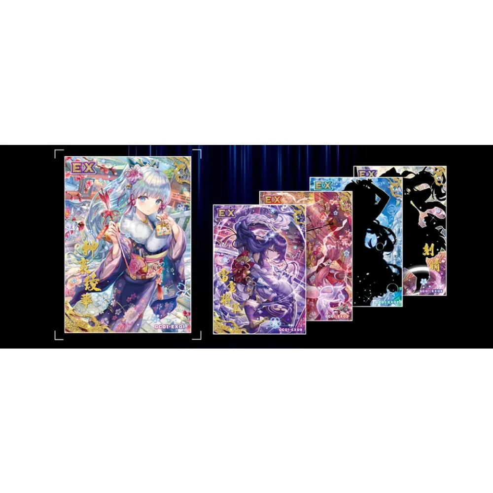 Wholesale  ATLAS OF GOD CARTOON Card For Children Sakura Kinomoto Hatsune Miku Yae Miko Limited Game Collection Card Kids Toys