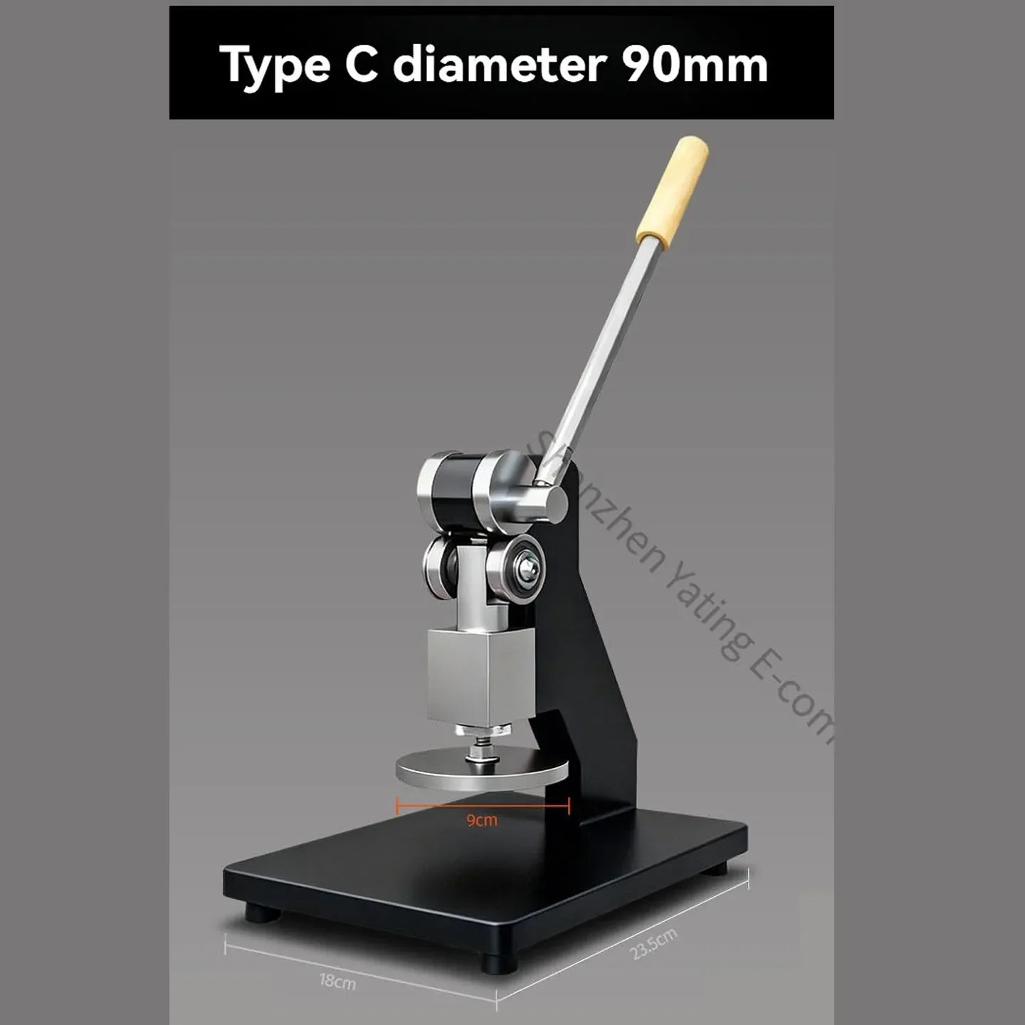 90mm Diameter Circular Plate Manual DIY Adhesive Fabric Leather Sample Stamping Cutting Die-cutting Machine