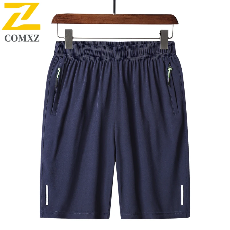 2025 nouveau short de sport de plein air décontracté à séchage rapide en soie glacée à la mode pour hommes-short de grande taille de 5 pouces, respirant et confortable