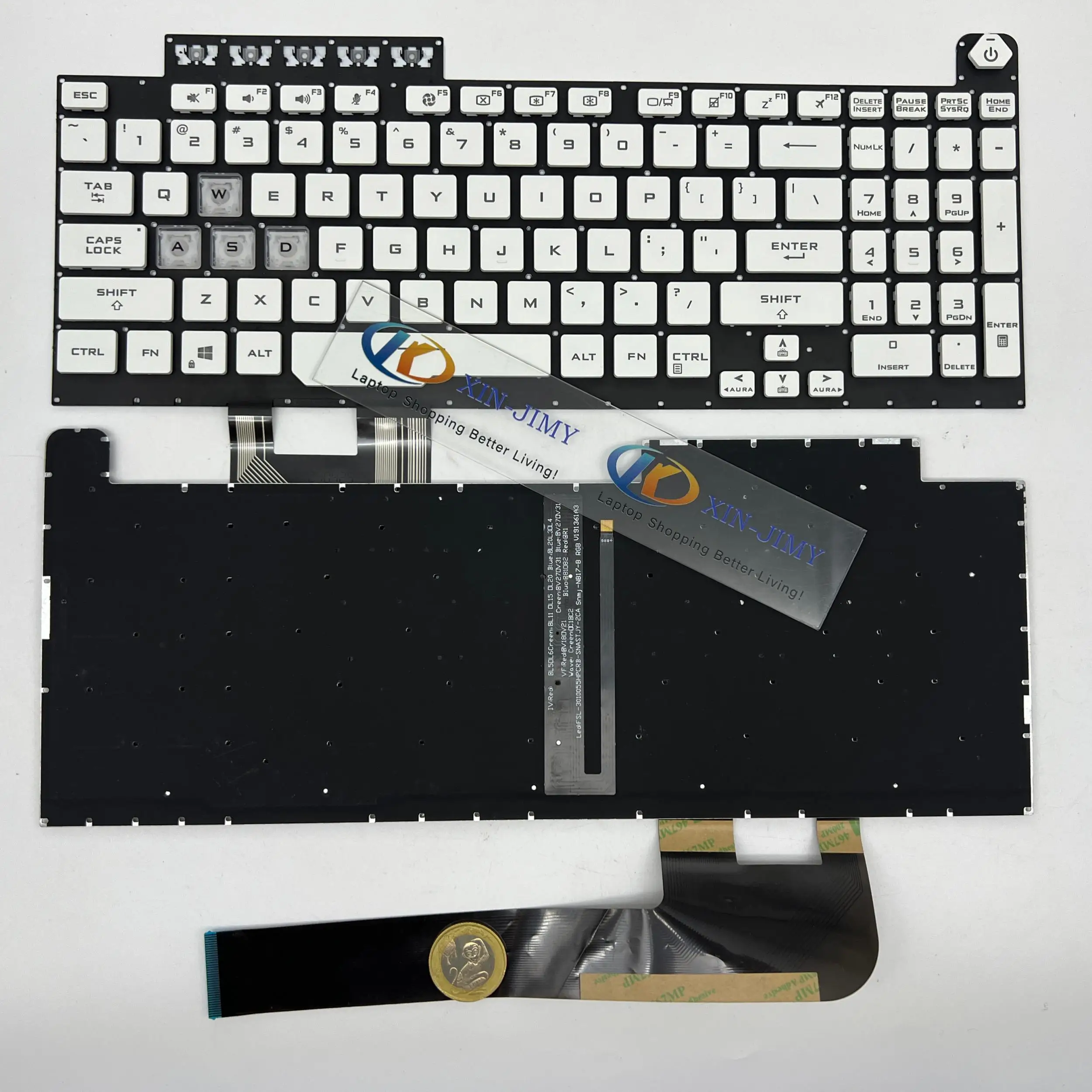 

Американская/русская клавиатура с подсветкой для ASUS TUF Gaming FX506 FX506IH FX506LI FA506Q FX506L FA506U