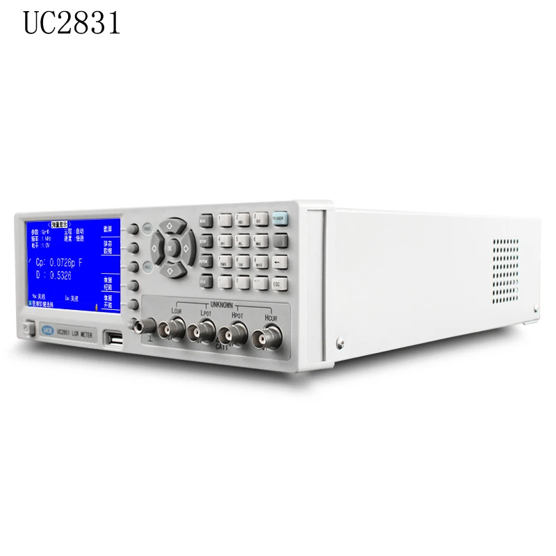 High-precision UCE UC2831 10kHz LCR Digital Electric Bridge Measuring Instrument Benchtop Digital Bridge LCR Tester Meter