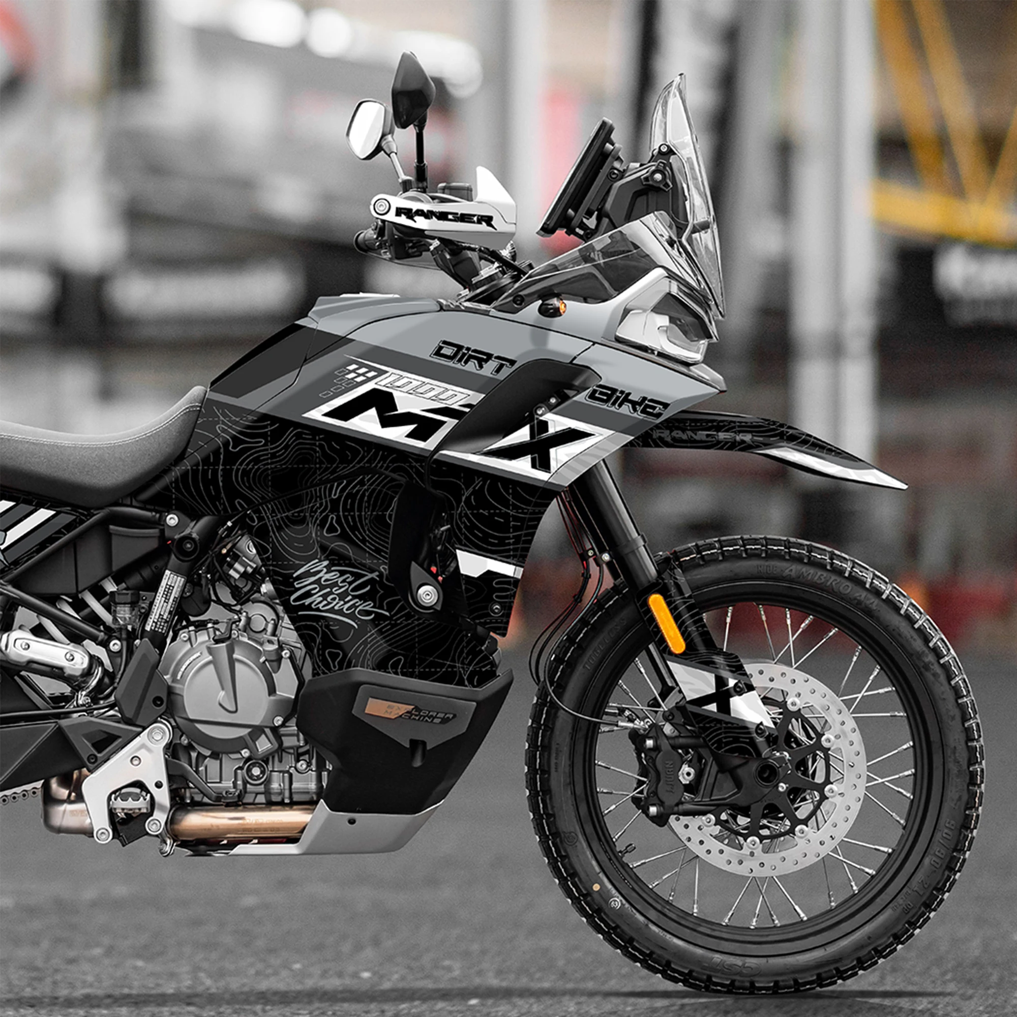Full Body Motorcycle Decal Sticker Kit Compatible with 2026 CFMOTO 1000MT‑X Waterproof Graphic Wrap Paint Protection