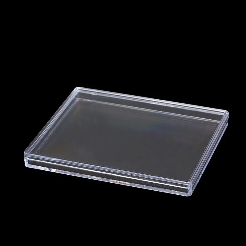 Small Square Clear PS Plastic Storage Boxes For Mini Jewelry/Beads/Crafts Case Container Display Packaging Box, 1 PCS