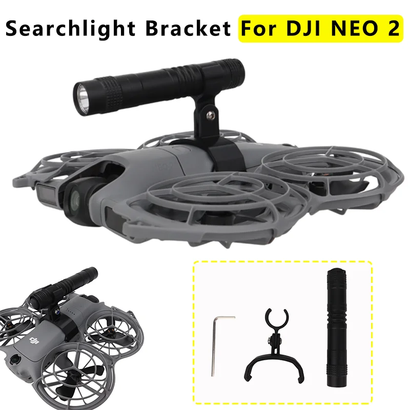 For DJI NEO 2 Drone Night Flight Searchlight 3D Print Bracket For Neo2 Night Navigation Signal Flashlight Indicator Accessories