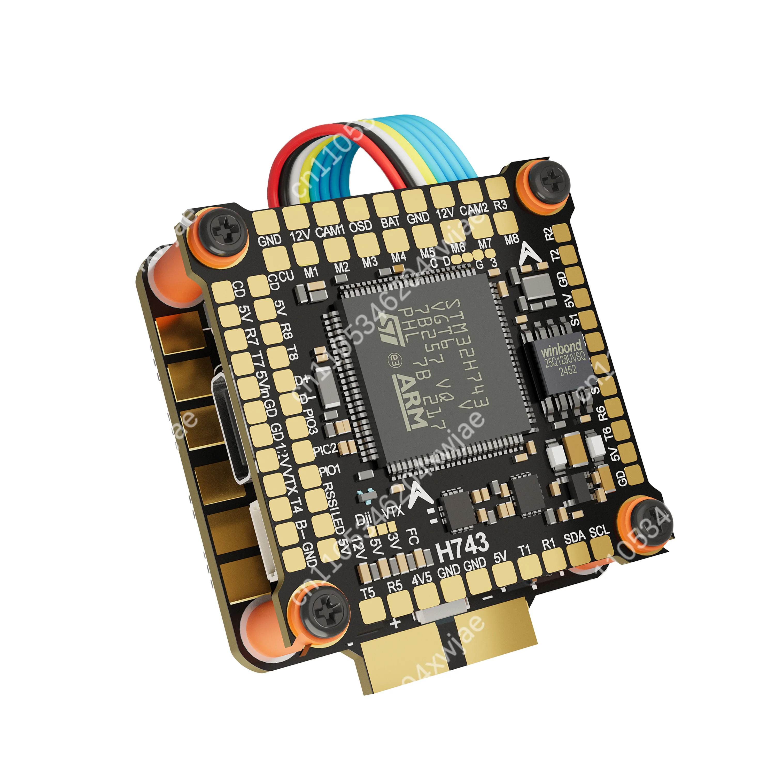 DAKEFPV H743 55A 60A 70A ESC for FPV Racing Drone, 8-Bit Flight Controller for Multirotor RC Aircraft