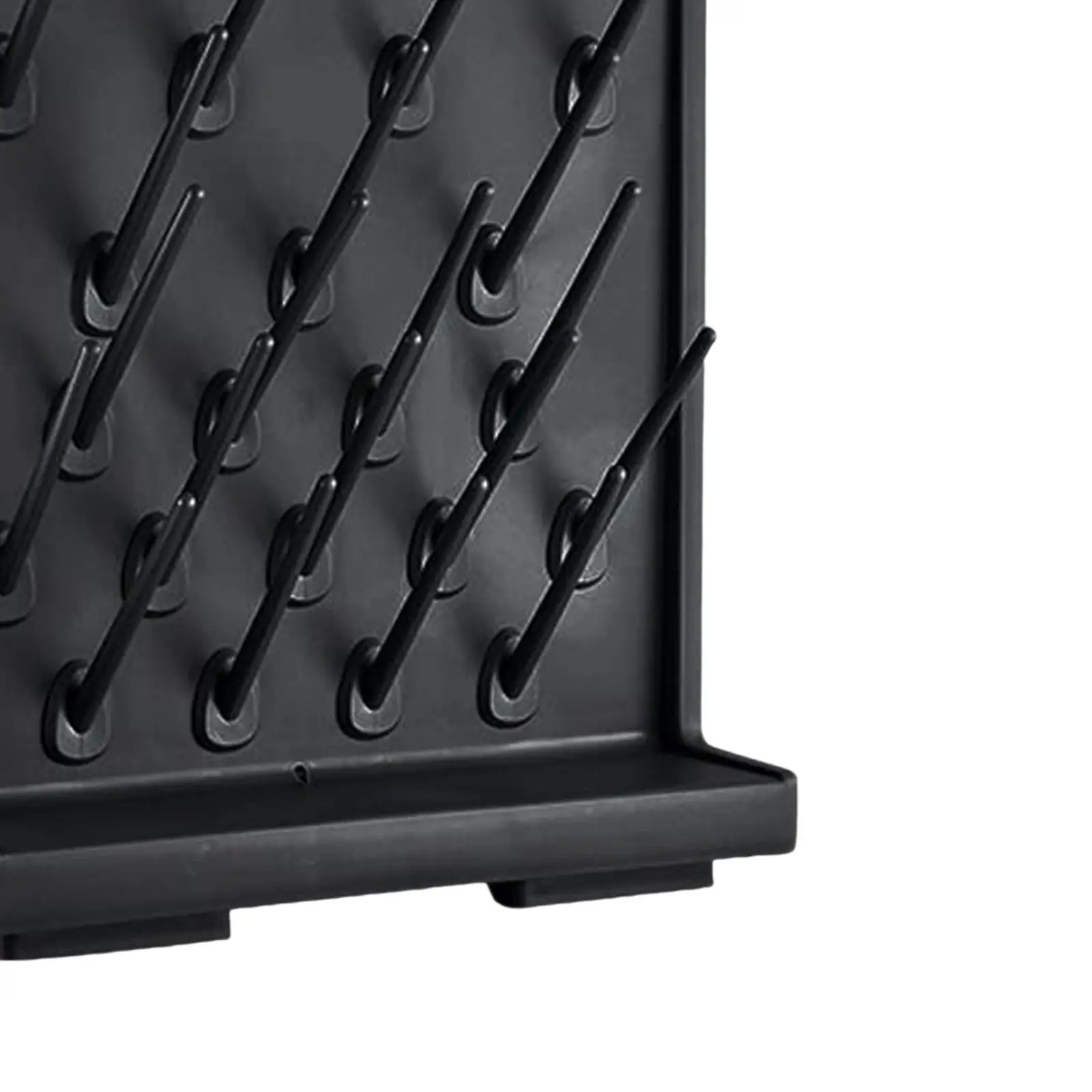 رف تجفيف المختبر مع 27 أوتاد قابلة للفصل، مادة PP متعددة الأغراض