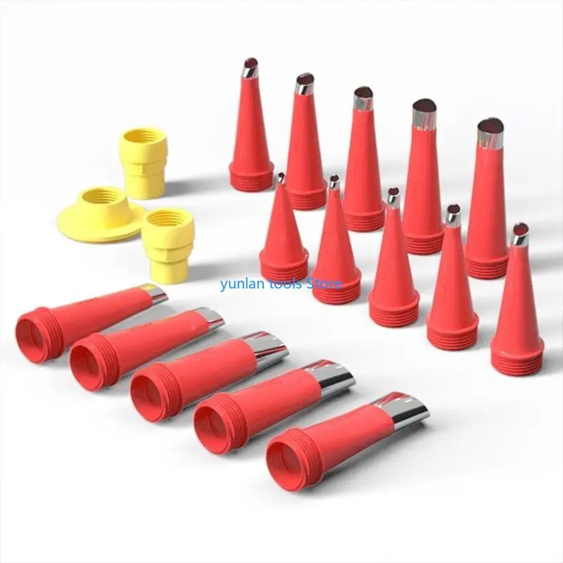 50LB متعددة الحجم 22 قطعة مجموعة فوهة السد النهائية مقاومة للاهتراء مناسبة لإغلاق المهام وأحواض الأبواب والمزيد من الاستخدامات