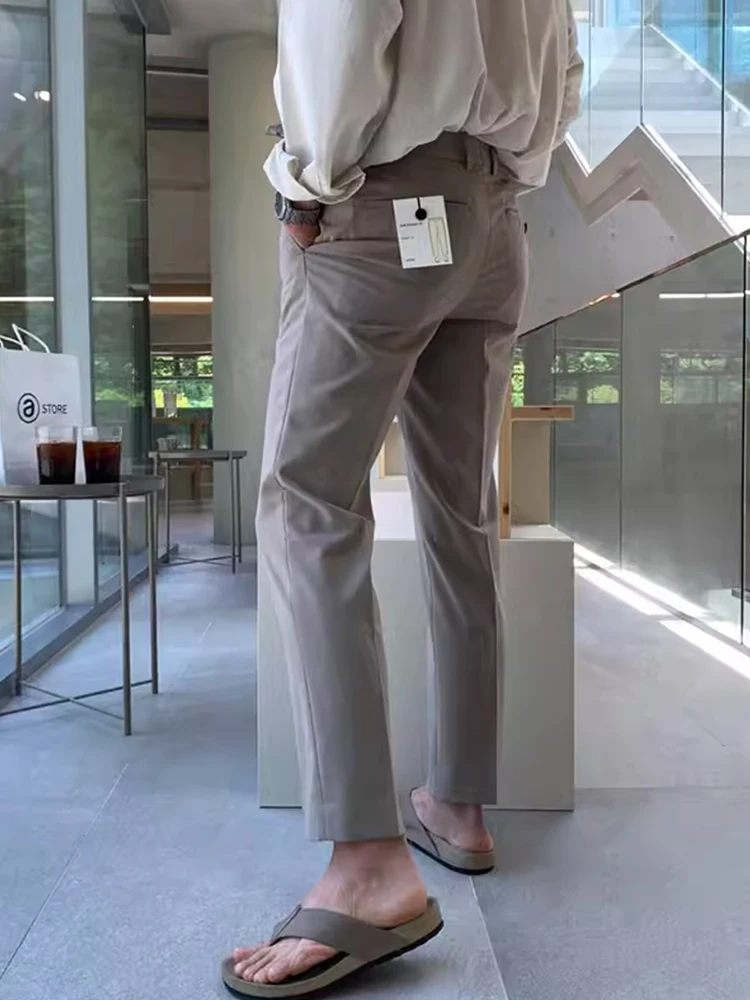 الربيع الصيف الرجال سليم صالح سراويل تقليدية تسعة عشرات تخفيف Dongda بوابة رقيقة مرونة دعوى السراويل الشباب Vitali Sle