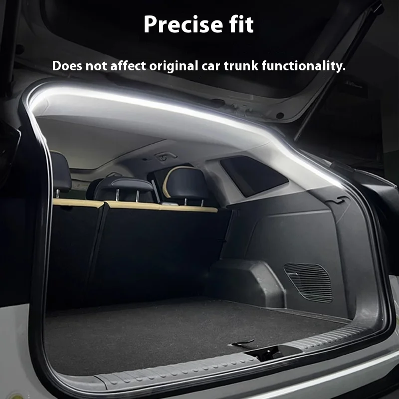 Tira de luces LED para maletero de coche, sensor de movimiento automático inalámbrico, iluminación ambiental multicolor para decoración de vehículos