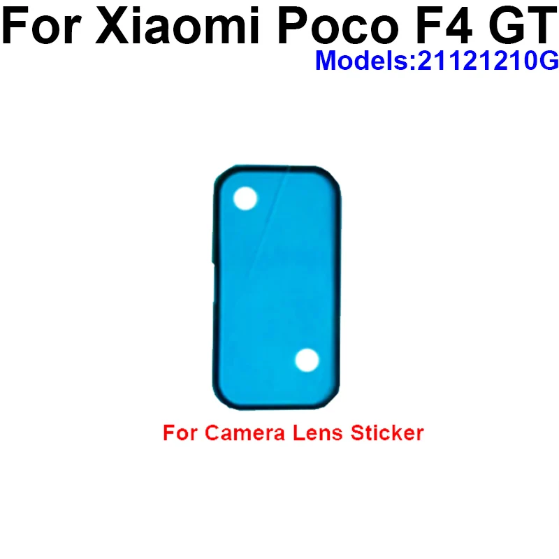 For Xiaomi Pocophone POCO F4 GT F4GT Back Battery Cover Adhesive Glue Tape with Camera Lens Sticker Repaclement Parts