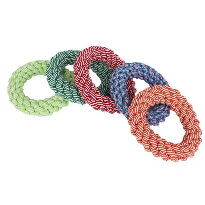 Pet Dog Cotton Rope Toys Durable Chew Bite Resistant Pet Toys for Medium Large Dogs Golden Retriever Pitbull Labrador Supplies