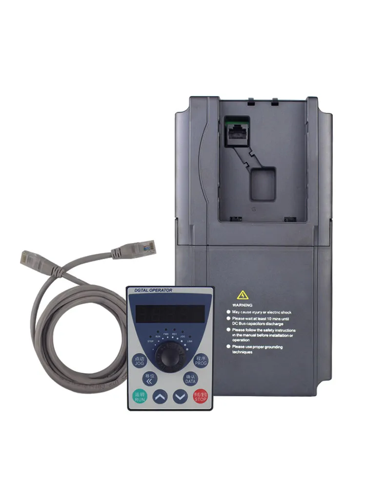 Przetwornica częstotliwości VFD 2.2kW Jednofazowa Trójfazowa 380V Regulator Prędkości Silnika 220V/380V Inwerter Sterowanie Silnikami Przemysłowymi — 2