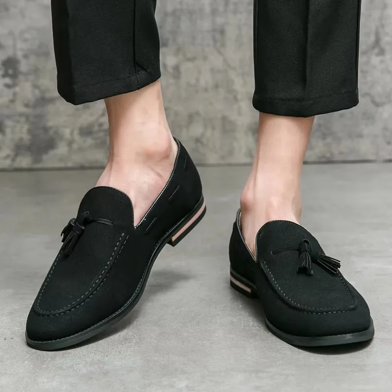 

Men's Tassel Leather Shoes Men's Party Formal Loafers Casual Evening Dress Moccasins Wedding Shoes Fashion Casual Men's Shoes