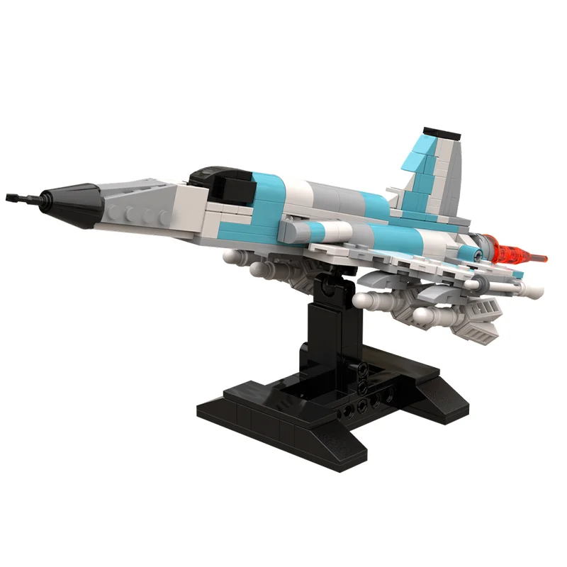 

New MOC aircraft model F5-E supersonic light fighter (1:72) DIY creative educational children's assembly building blocks gift