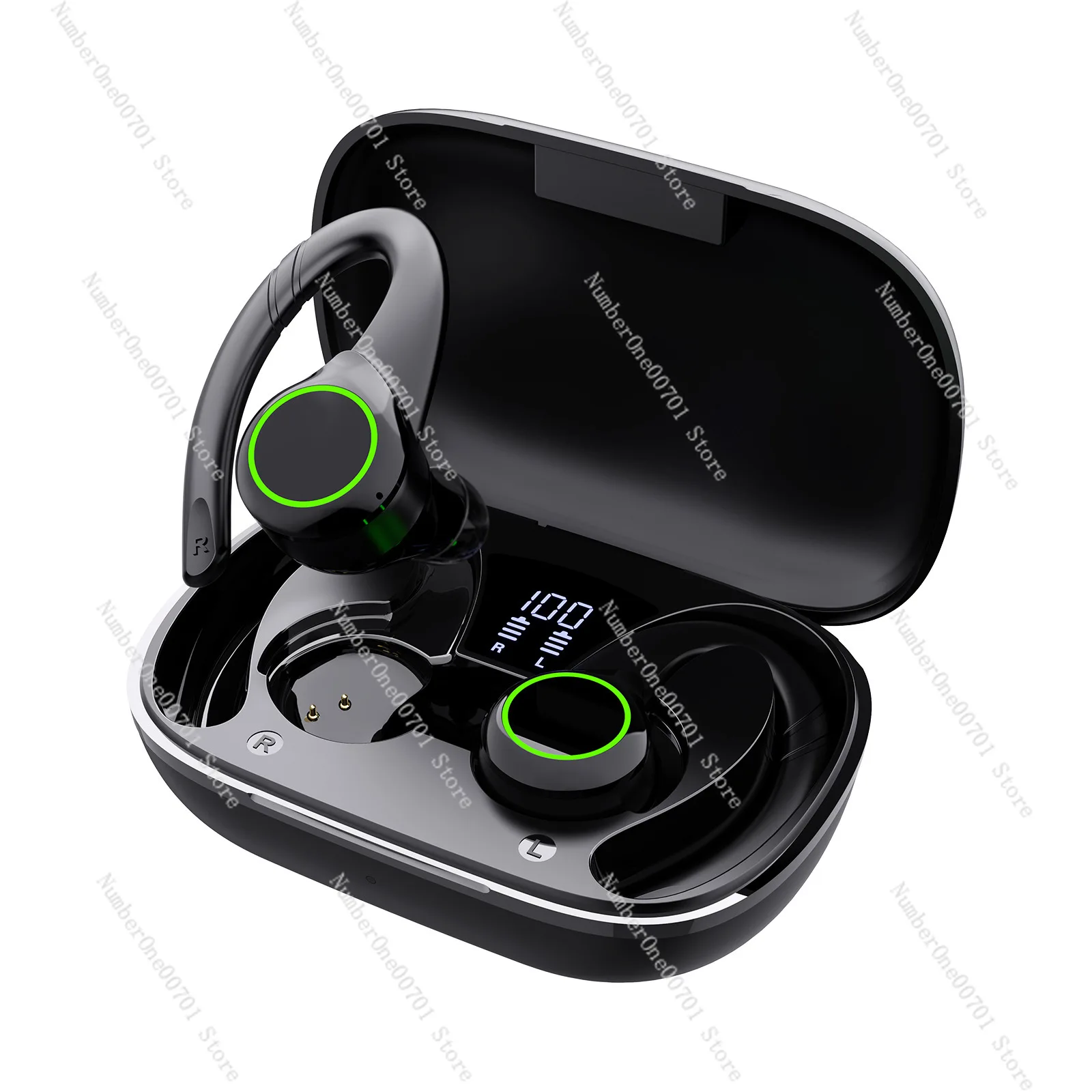 

Sports Ear Hook Wireless Bluetooth Earphone TWS Hanging Ear Waterproof Bluetooth Earphone 5.3