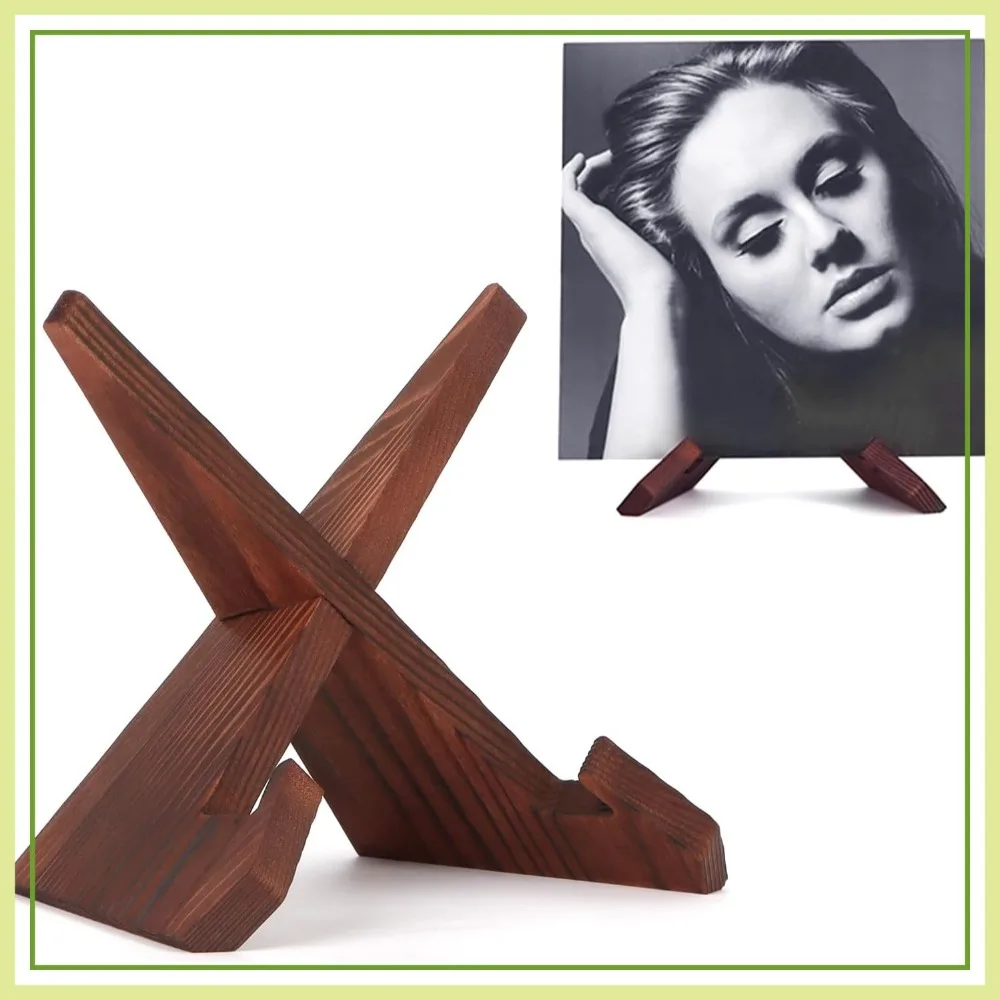 

Now Playing Vinyl Record Stand, Wooden Display Holder, Retro Record Accessories