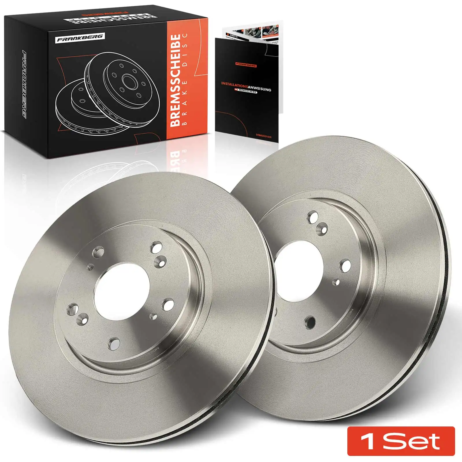 Frankberg 2x Bremsscheiben Vorderachse für Honda Accord VII Tourer 2.0L 2.2L 2.4L 2003-2008 45251SEAE30