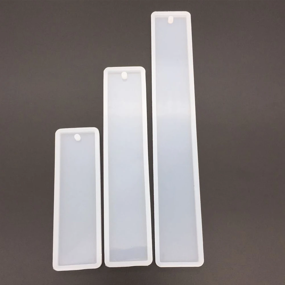 6 pezzi segnalibro stampo segnalibri fai da te artigianato classico stampo H realizzato in gel di silice trasparente accessori per gioielli parti artigianato realizzato H