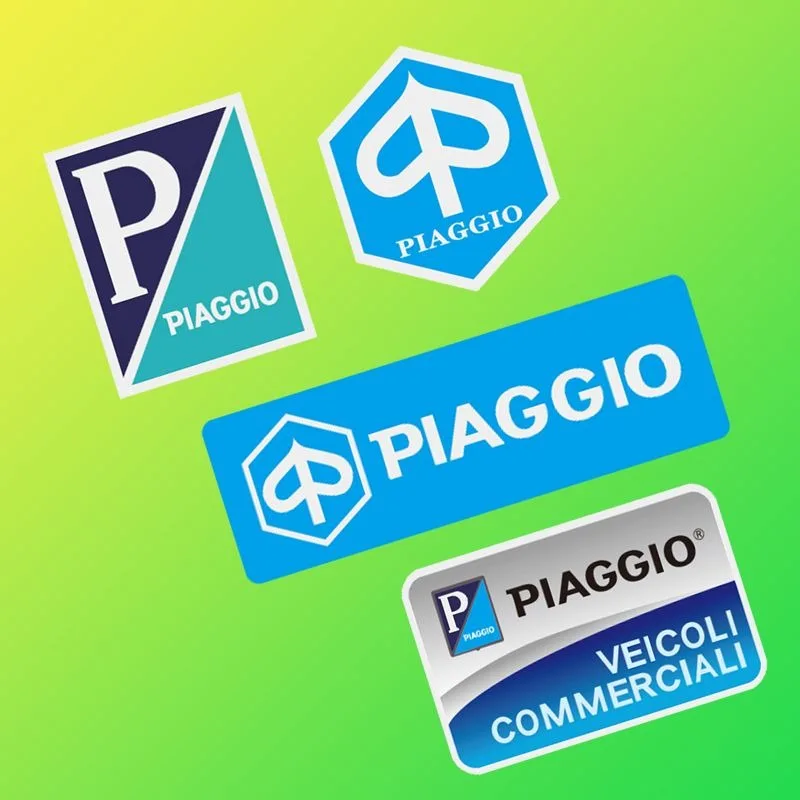 Pegatinas con emblema para motocicleta, calcomanía decorativa impermeable con logotipo de Moto para Piaggio Vespa MP3 ZIP PX Fly Primavera GTS300 Sprint 50 150