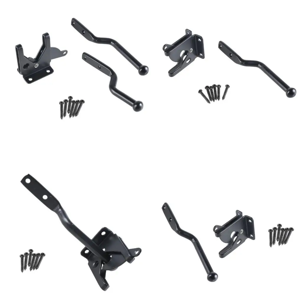 

Легкие в эксплуатации стальные защелки для ворот, автоматические самоблокирующиеся болты, прочный замок для ворот, улучшающий