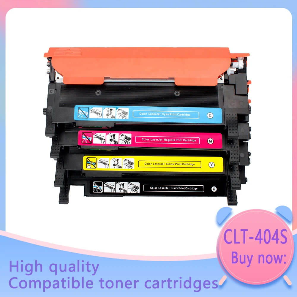 

Compatible CLT-K404S CLT-M404S M404S clt-404s CLT-Y404S 404S toner cartridge for Samsung C430W C433W C480 C480FN C480FW C480W